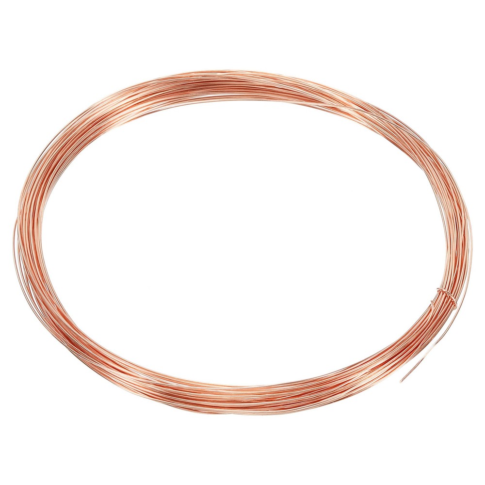 32.8Ft Solid Bare Copper Wire 25 Gauge 99.9% Pure Copper Wire Soft Beading Wire