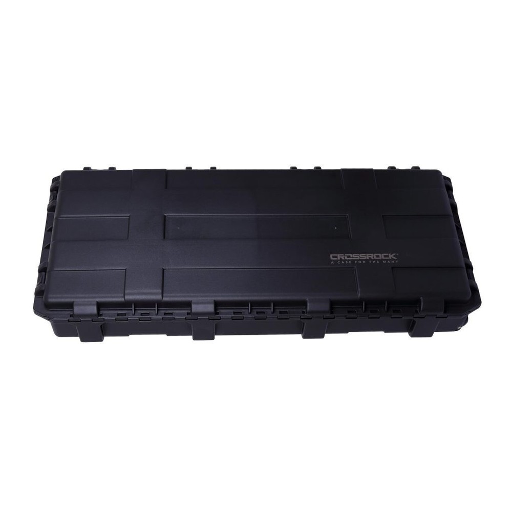 Crossrock 61-note Keyboard Case, Injection Molded PE Flight Case With Wheels