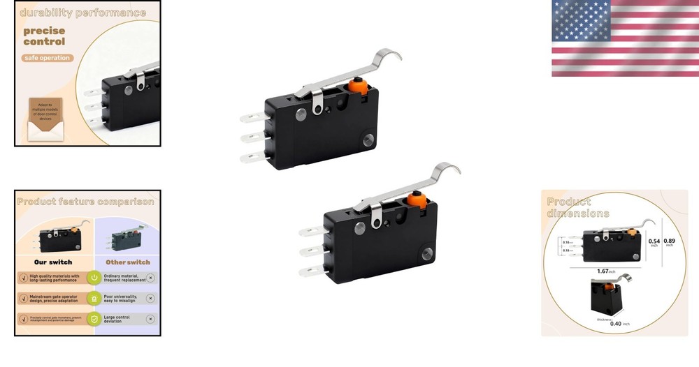 Durable K23-50099 Limit Switch for RoboSlide & RoboSwing Gate Operators - 2 Pack