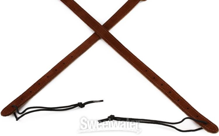 Levy's MS14 2.5" Suede Banjo Strap - Brown