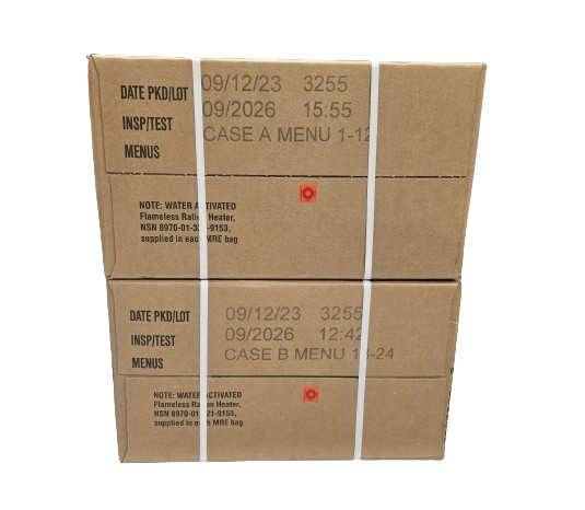 Authentic 2026 Inspection MREs - Case A, B or Both! Military Meals Ready To Eat