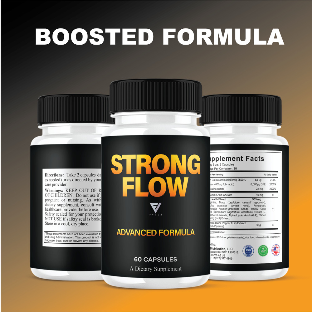 Strong Flow Prostate Capsules, StrongFlow Max Formula (60 Capsules)