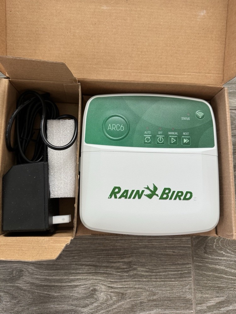 Rain Bird ARC6 6-Zone App Based Residential Irrigation Controller. New/Open Box
