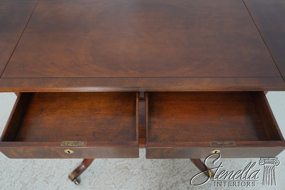 L65526: THEODORE ALEXANDER Attributed Drop Side Regency Mahogany Server