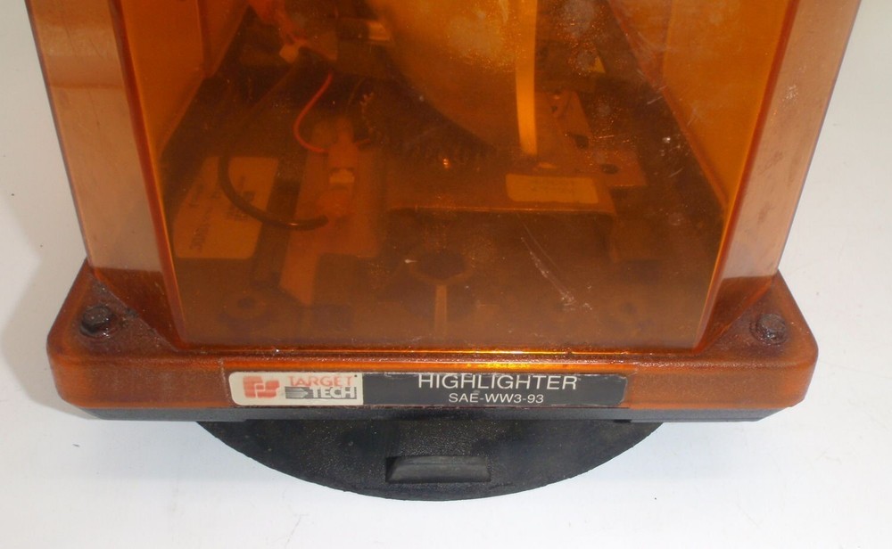 Target Tech USA 16" Highlighter Amber Strobe Warning Light