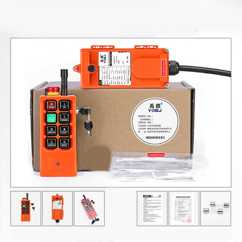 For Cranes Wireless Remote Control Hoist Controller  F21-E1B With Key 24V-380V