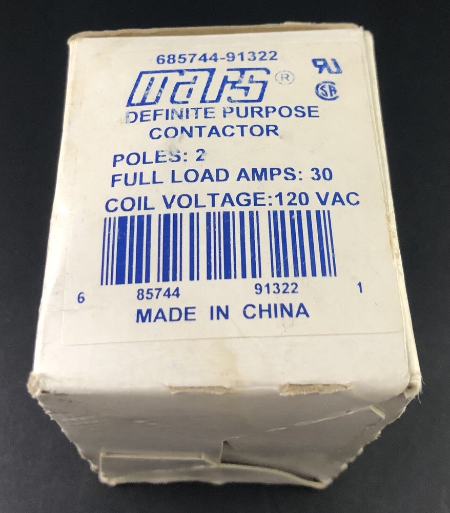 mars definite purpose contactor Vg10