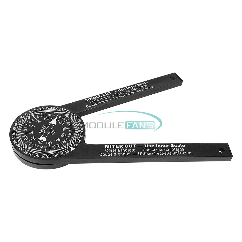 Miter Saw Protractor Angle Finder Level Meter Gauge Goniometer