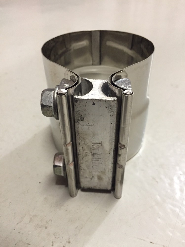 3" ZZPerformance Stainless Exhaust Band Clamp Step Lap Joint Step Clamps