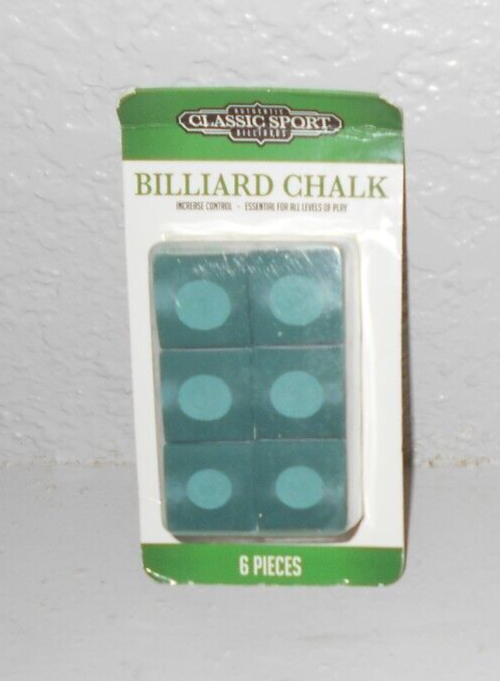 Classic Sport 6 Pack Billiard Chalk