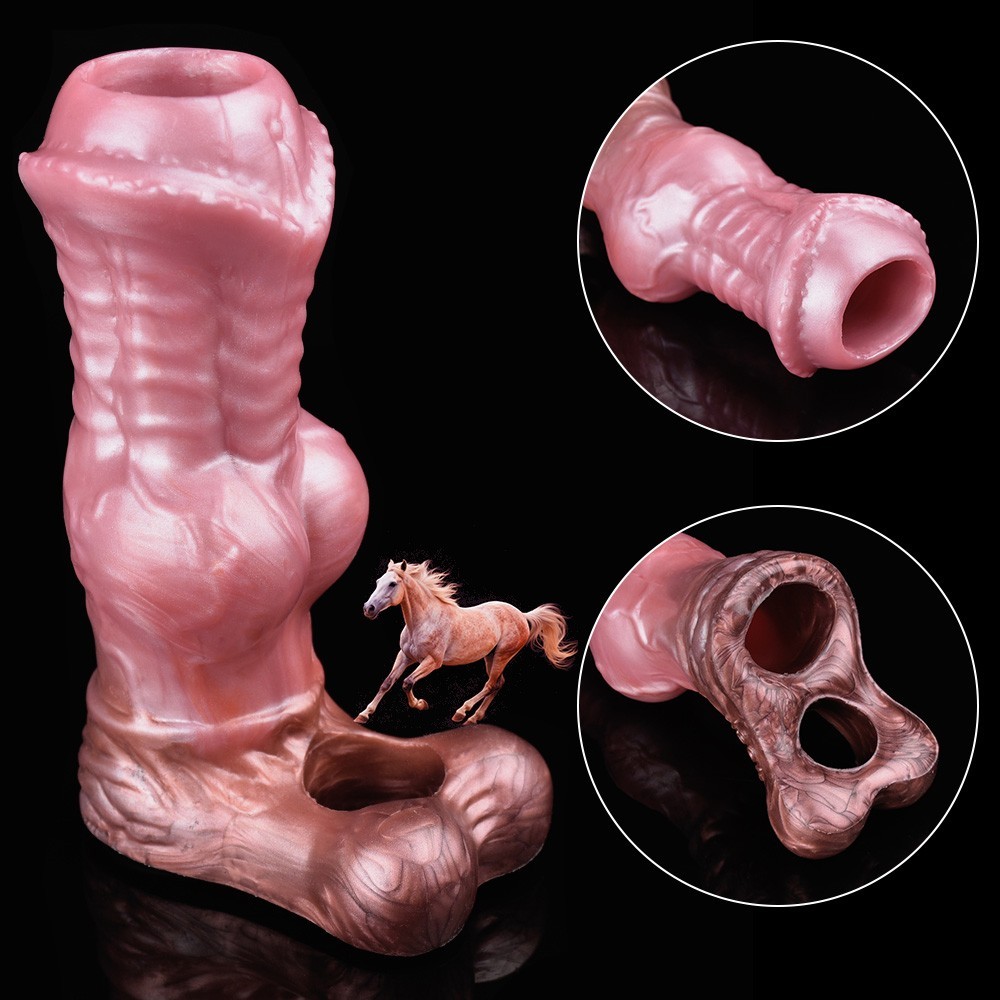 Male Big Cock-Girth-Enlarger-Enhancer-Penis-Extension-Extender-Sheath-Sleeve-Men