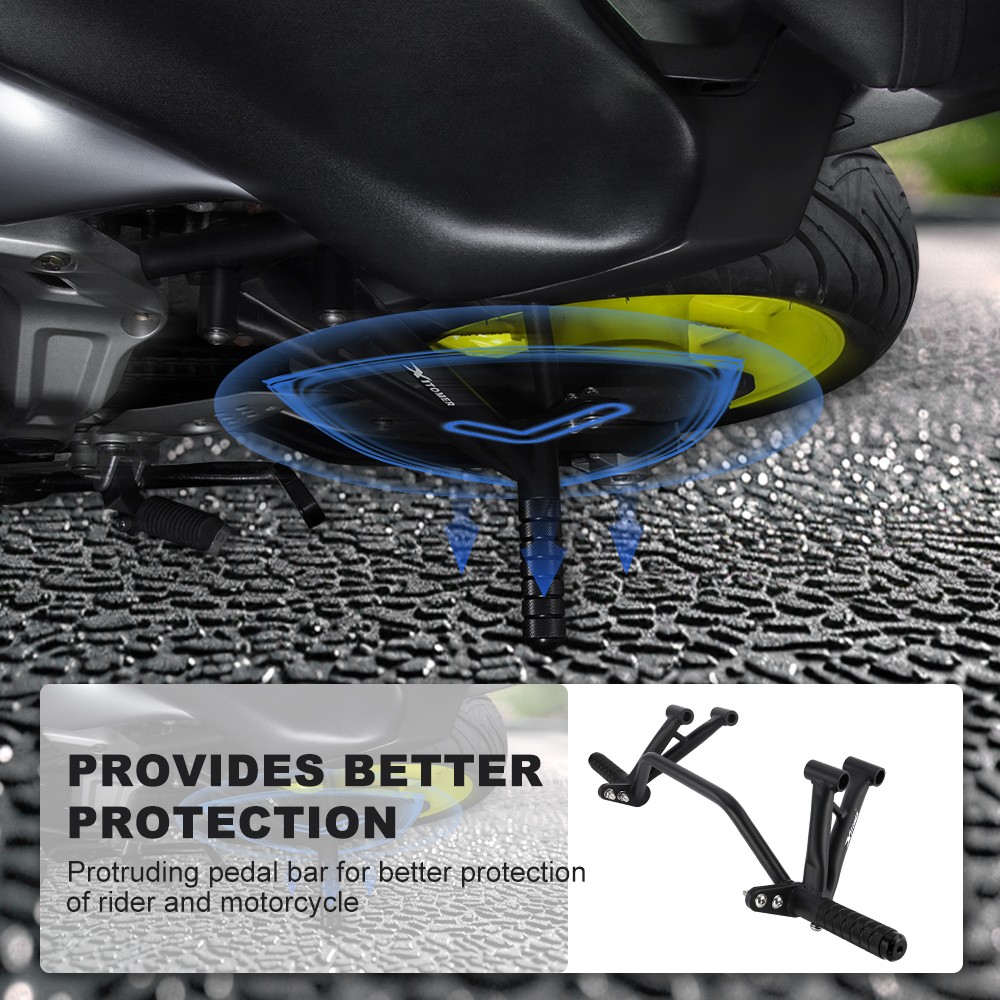 Stunt Subcage Passenger Footpegs Guard Fit For Kawasaki Z650/Ninja 650 2017-2025