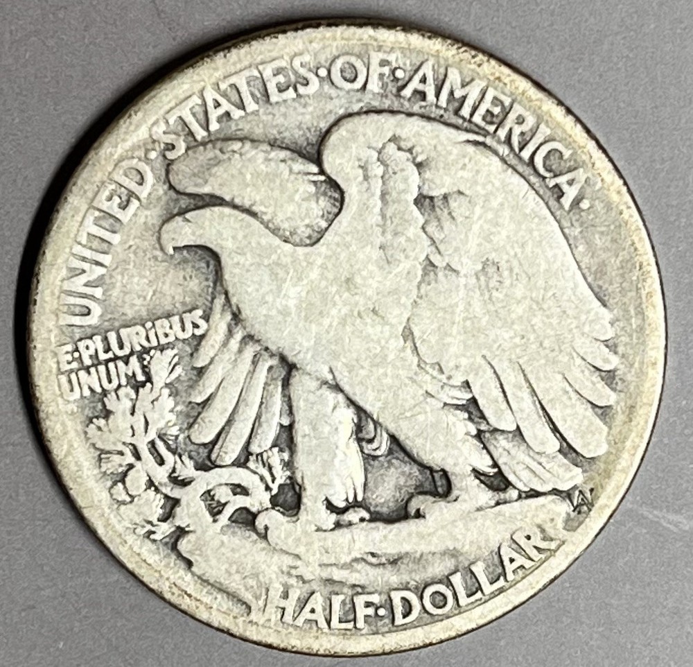 1918 Walking Liberty half dollar 90% Silver