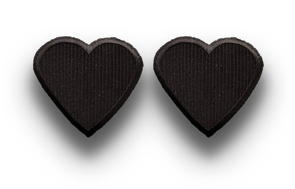 502nd Infantry Black Heart US Army Helm Patch (pair)
