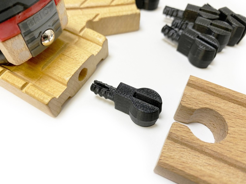 Trainlab pegbone wooden railway peg replacement brio thomas tracks (6pcs)