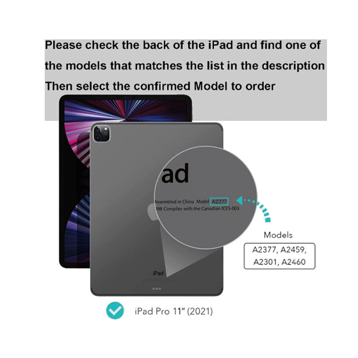 Leather Flip For iPad 10.2" 9th 8th 7th Generation Air 1 2 9.7" Stand Case Cover