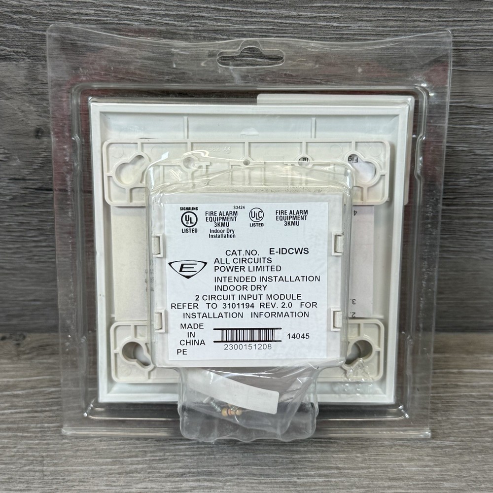 Edwards E-IDCWS Dual Input Waterflow Supervisory Module