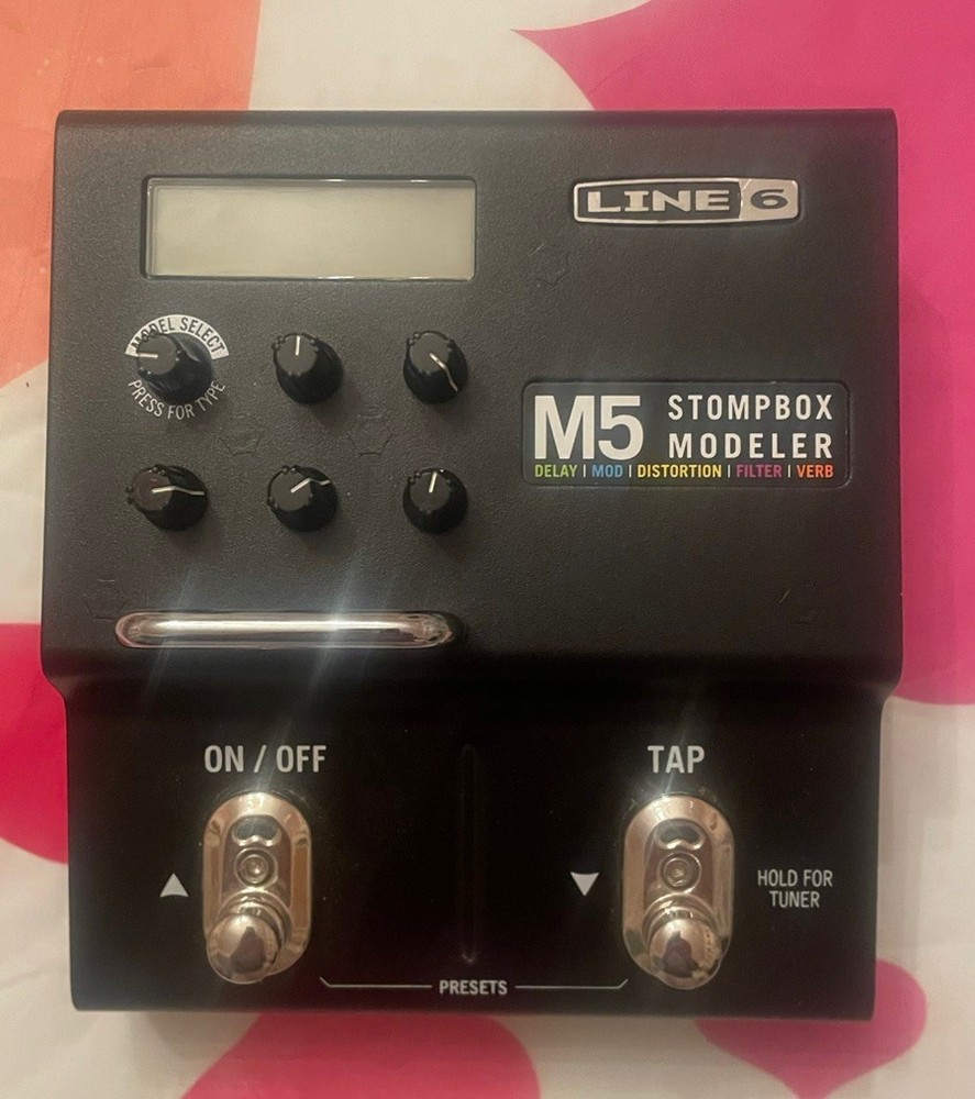 Line 6 M5 STOMPBOX MODELER Stereo Multi-Effects Guitar Effect Pedal