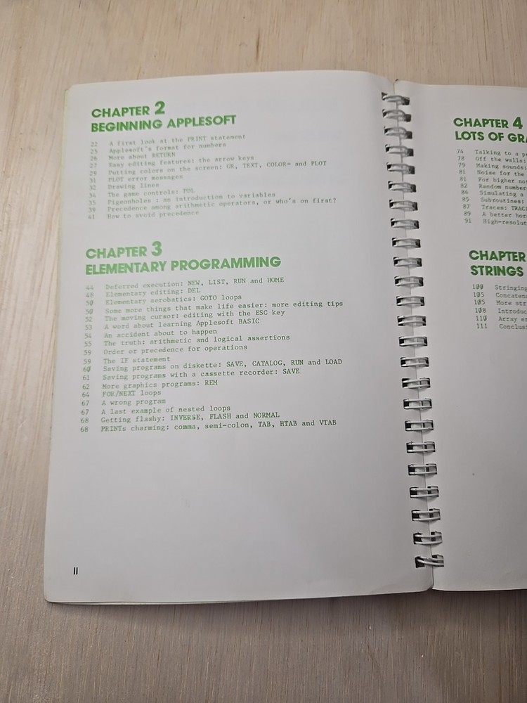Vintage The Applesoft Tutorial Book