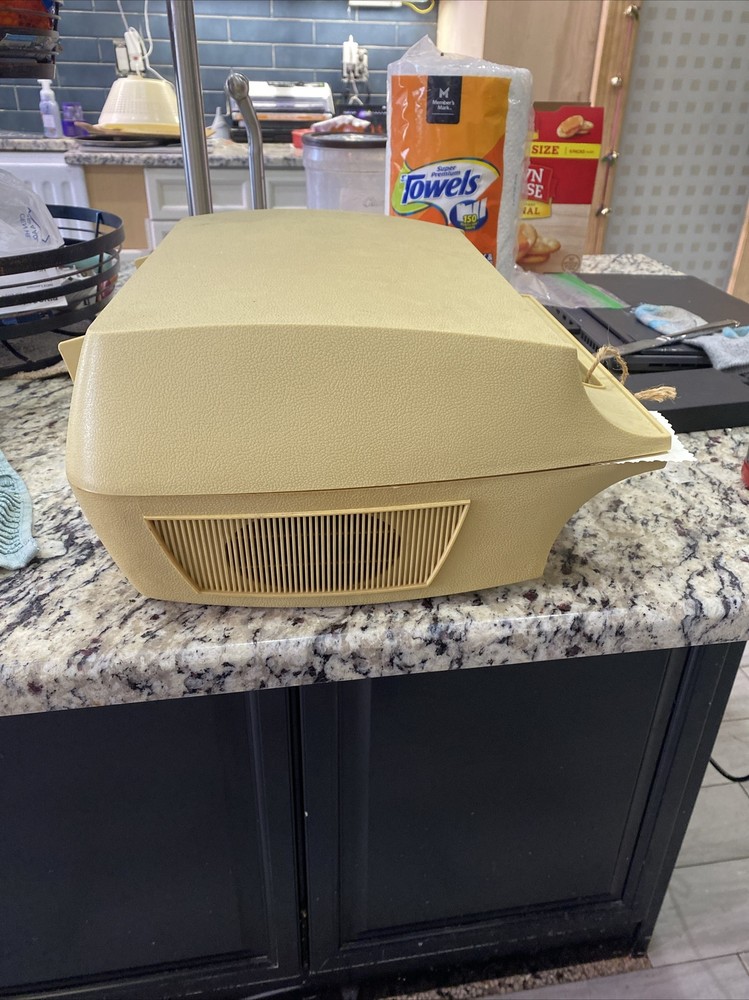 Montgomery Ward Airline Solid State Stereo 4 Speed Record Player Working