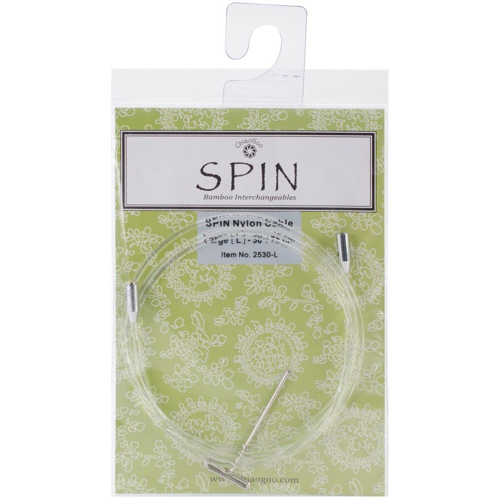 ChiaoGoo 2530-L SPIN Nylon Interchangeable Cables 30"-Large