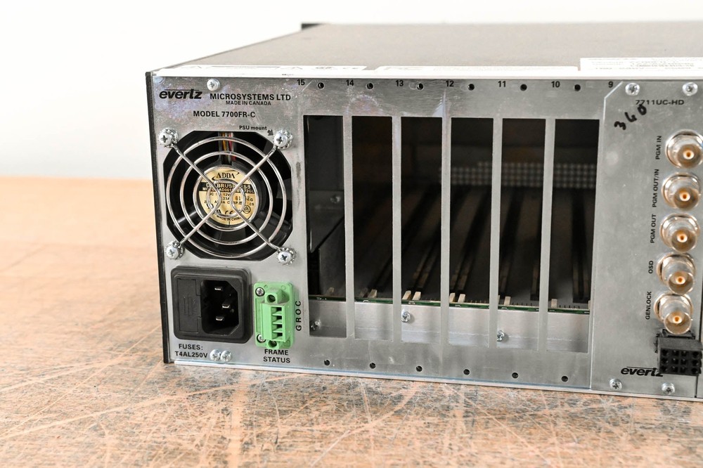 Evertz 7700FR-C MultiFrame Chassis CG00698