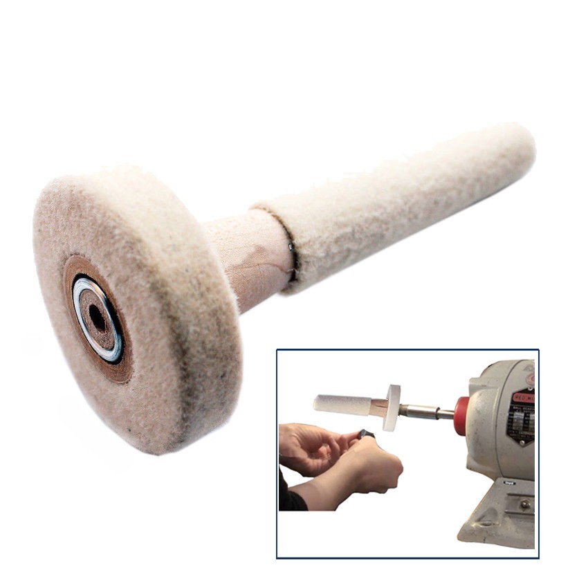 INSIDE RING BRACELET COMBINATION SOLID FELT BUFF POLISHING BUFFING JEWELRY