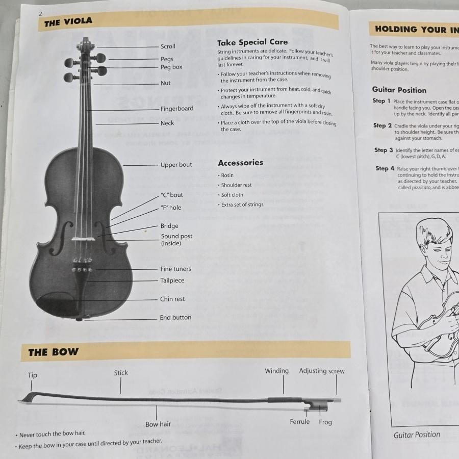 Essential Elements For Strings Viola Book 1 Hal Leonard Workbook 2002 Music