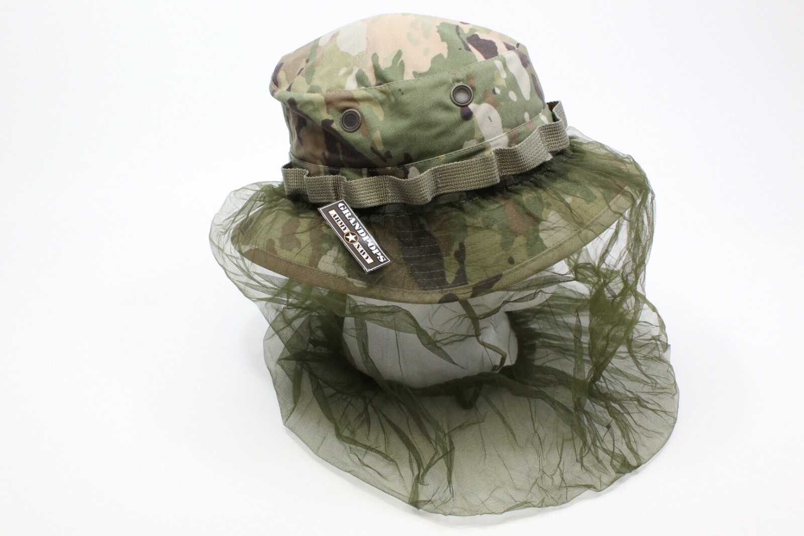 MILITARY MOSQUITO HEAD NET OPEN ON BOTH ENDS FOR JUNGLE HAT