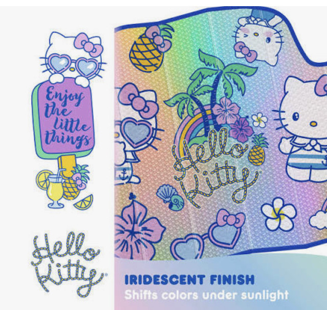 Hello Kitty Car Windshield Sunshade 57"X27"