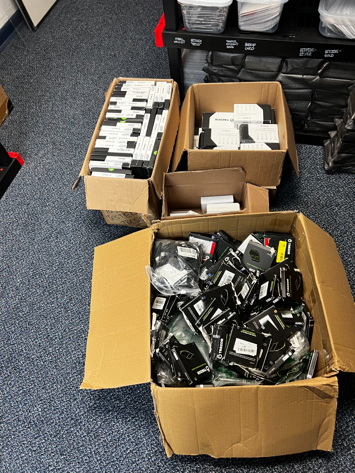 Trezor Model T Cryptocurrency Crypto Hardware Wallet - customer returns