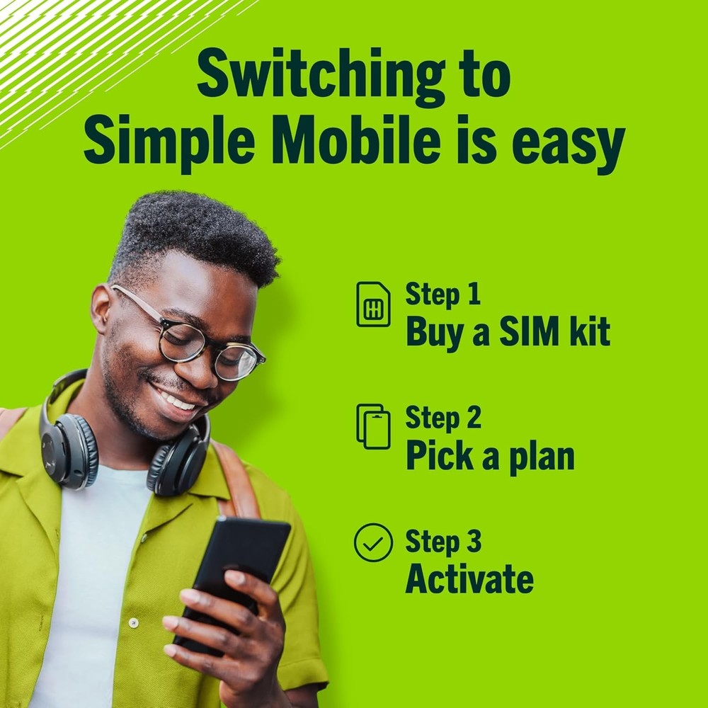 Simple Mobile Prepaid SIM Card 4G LTE Kit