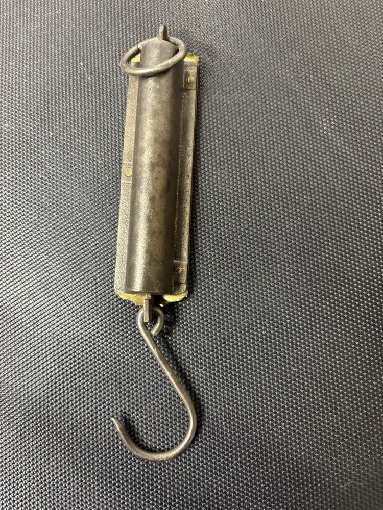 Antique Brass-Fronted Frary's Improved Spring Balance