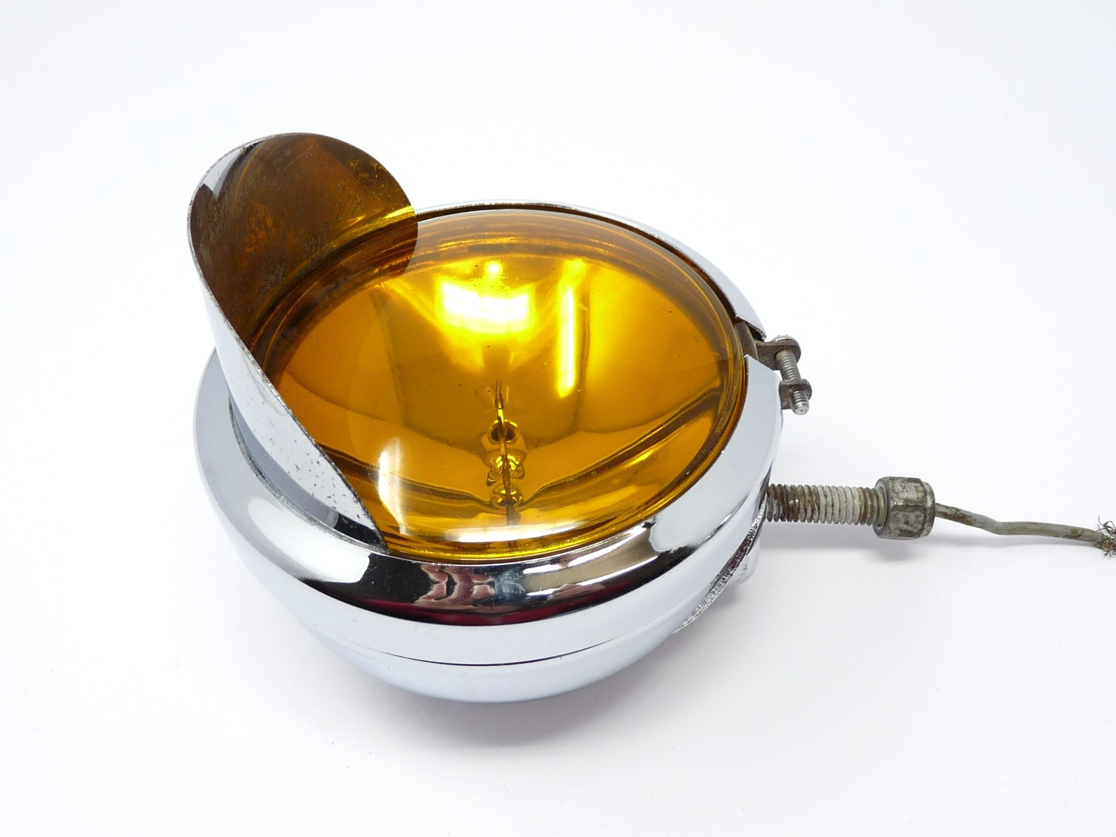 VINTAGE HARLEY DAVIDSON GUIDE 62 PANHEAD AUXILIARY FOG PASSING SPOT LAMPS LIGHTS