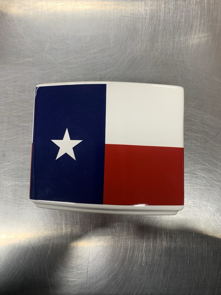Spring global Maid Texas Ceramic Toothbrush Holder 4 Hole