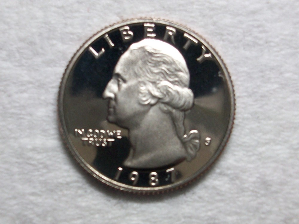 1987 S Washington Quarter Clad Proof