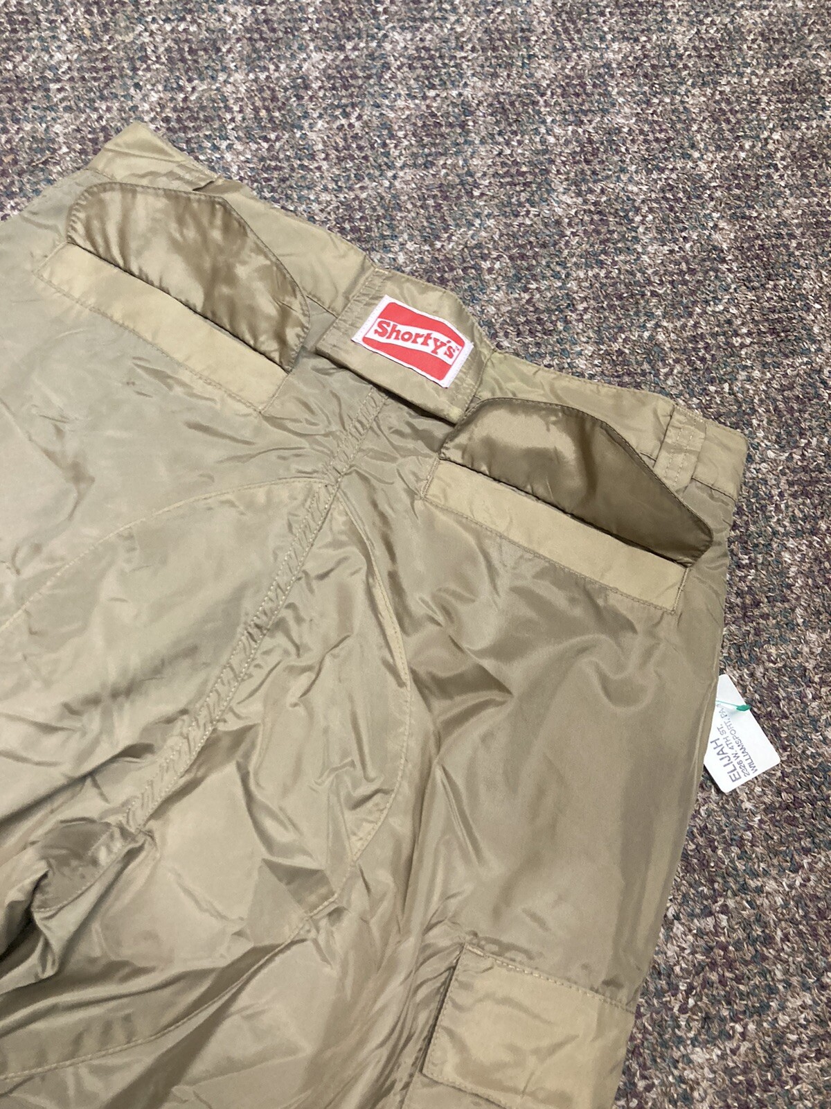 VINTAGE 90s SHORTY’S SKATEBOARDS NYLON CONVERTIBLE PANTS SIZE 28R NEW