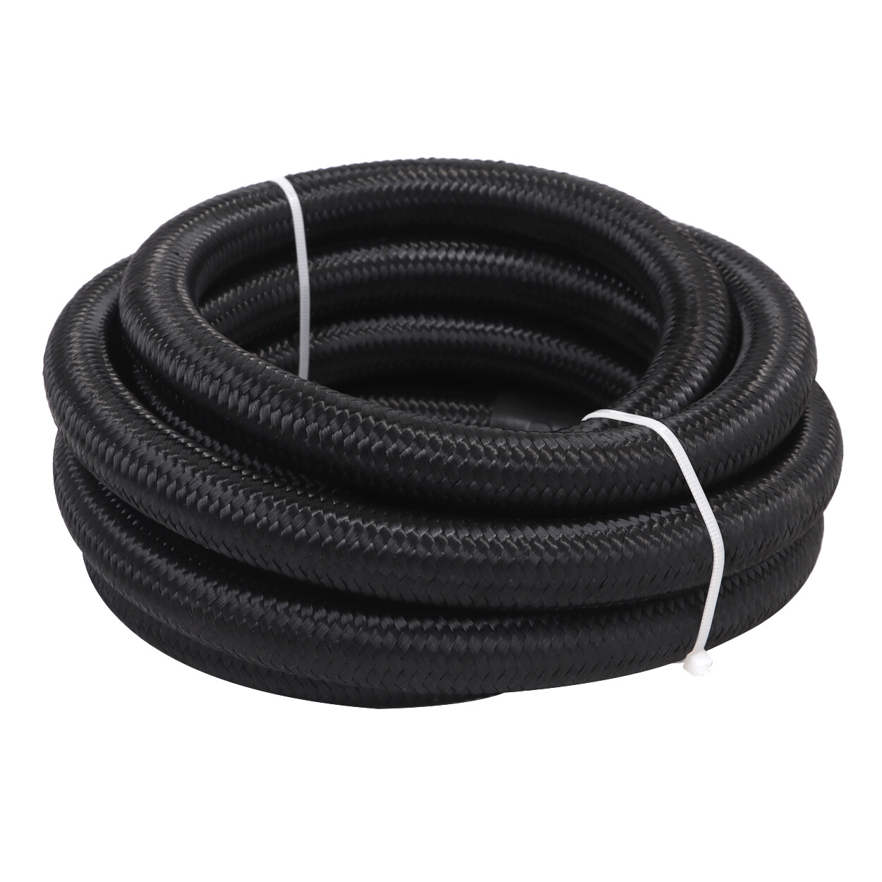 6 8 10AN Nylon Braided Fuel Line Hose Fuel Line Oil Feed Line CPE 20 10FT Black