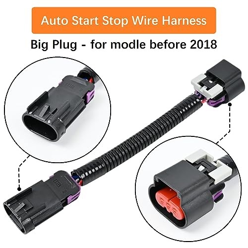 Auto Start Stop Disable/Delete/Canceller Wiring Harness for Chevy Big Plug