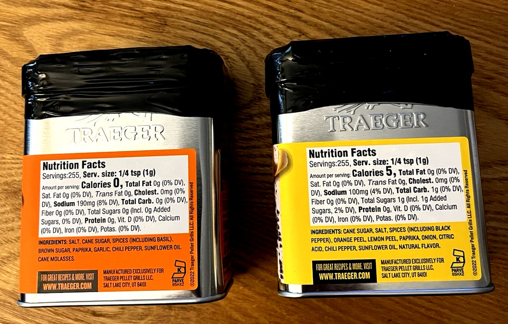 TREAGER 2 Pack Chicken Rub & Treager Rub NEW Unopened