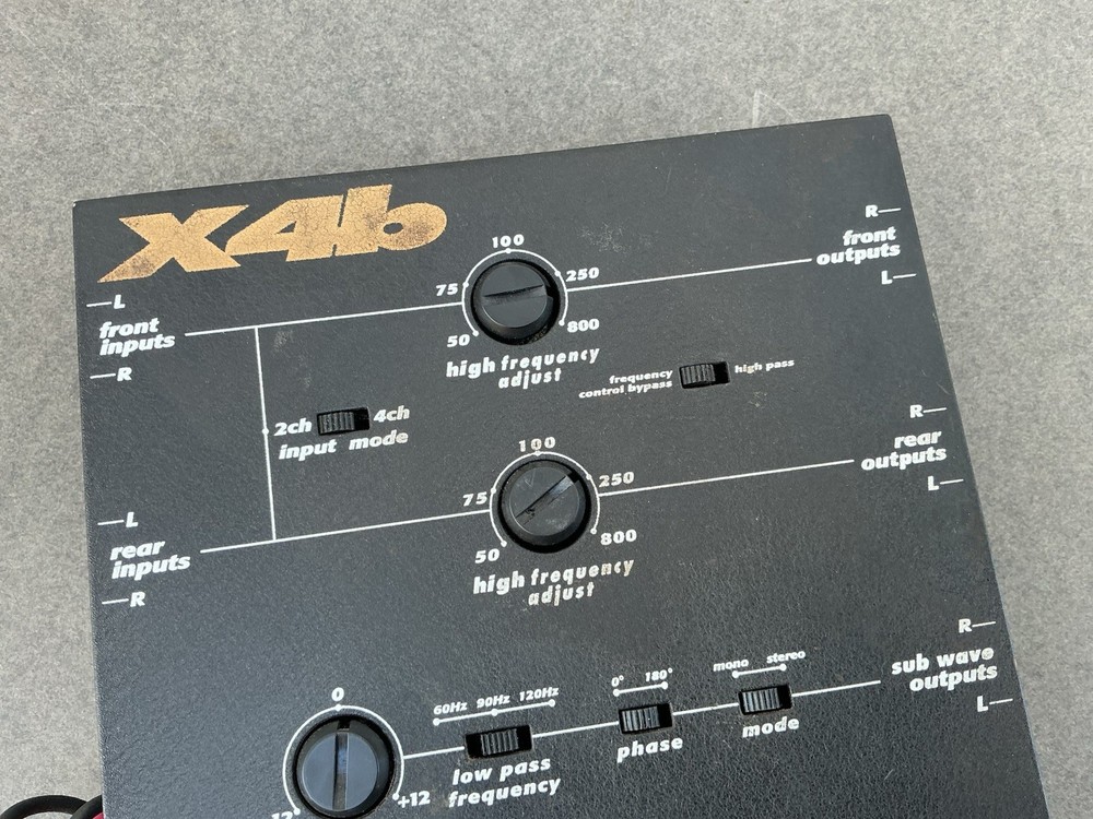 Old School Lanzar X4b — Optically Isolated Constant Bass Processor/Crossover.