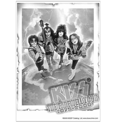 KISS textile poster / flag