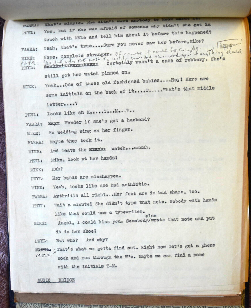 Michael Raffetto "Forgive Them for They Know not What They Do " Original Script
