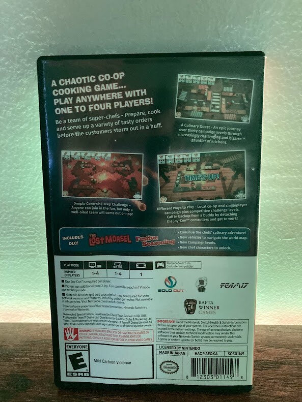 *NO GAME* Overcooked! Special Edition Nintendo Switch