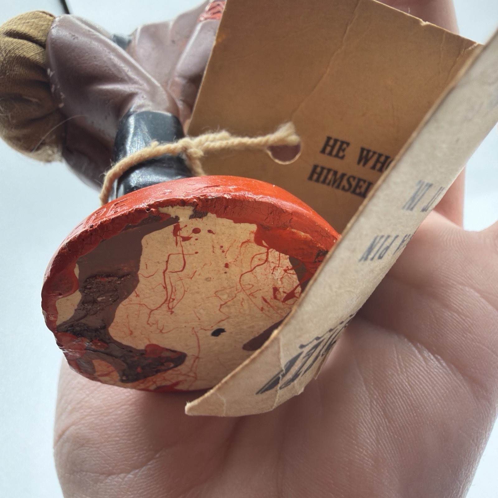 Rare 1941 "Hotzi Notzi" Adolf Hitler Pin Cushion + Original Label