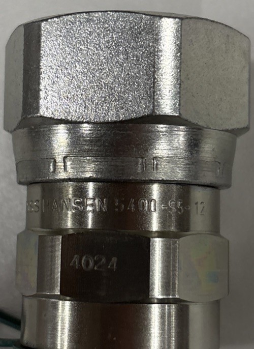 5400-S5-12 Hansen By Danfoss, Quick Disconnect Coupling,