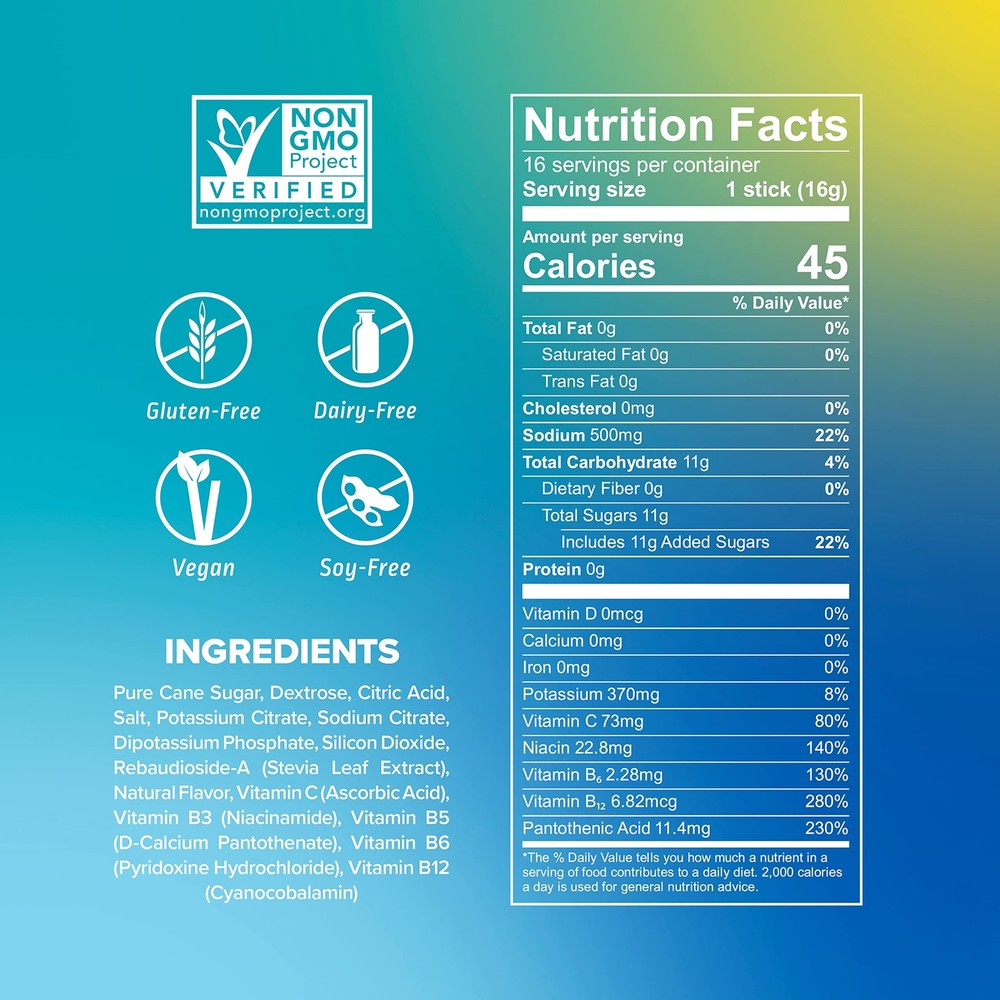 Liquid I.V. Hydration Multiplier - Lemon Lime - Hydration Powder 48 Packets