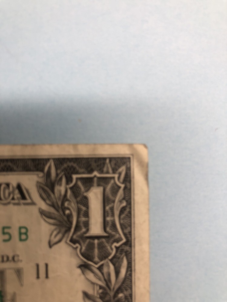 FANCY SERIAL NUMBER - 50000555 Binary - 2017 $1 CIRCULATED BILL