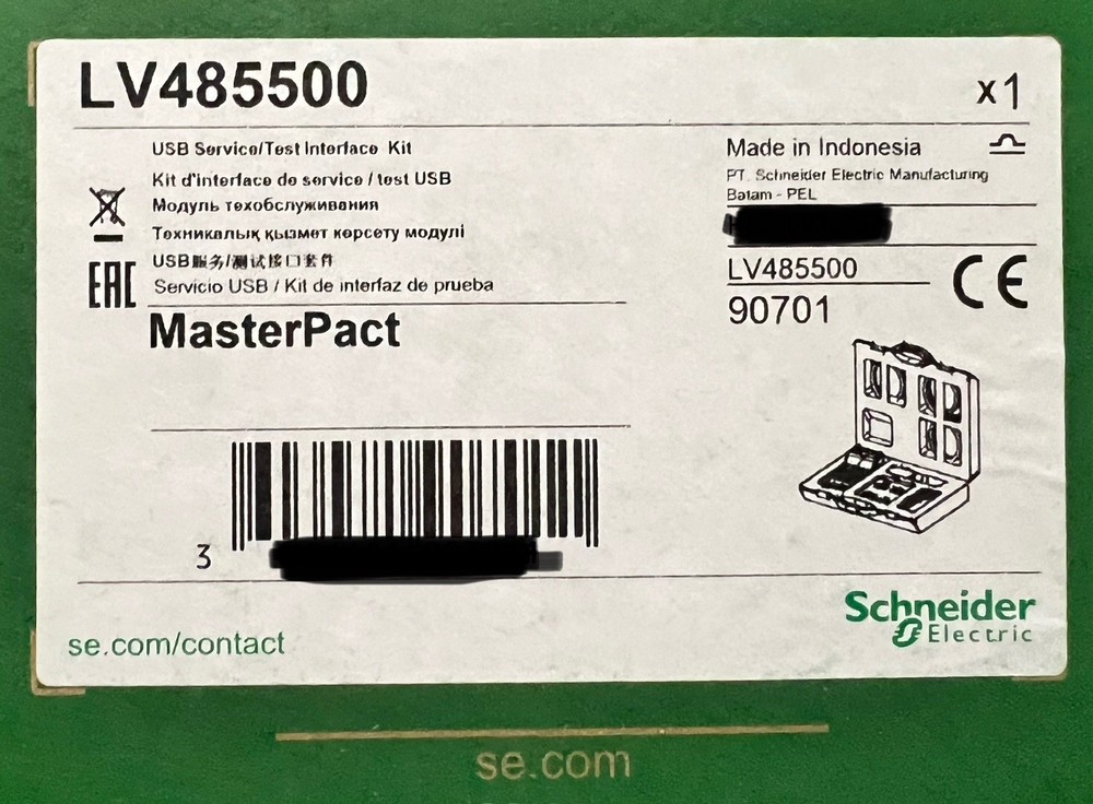 Schneider LV485500 Service Interface Test Kit