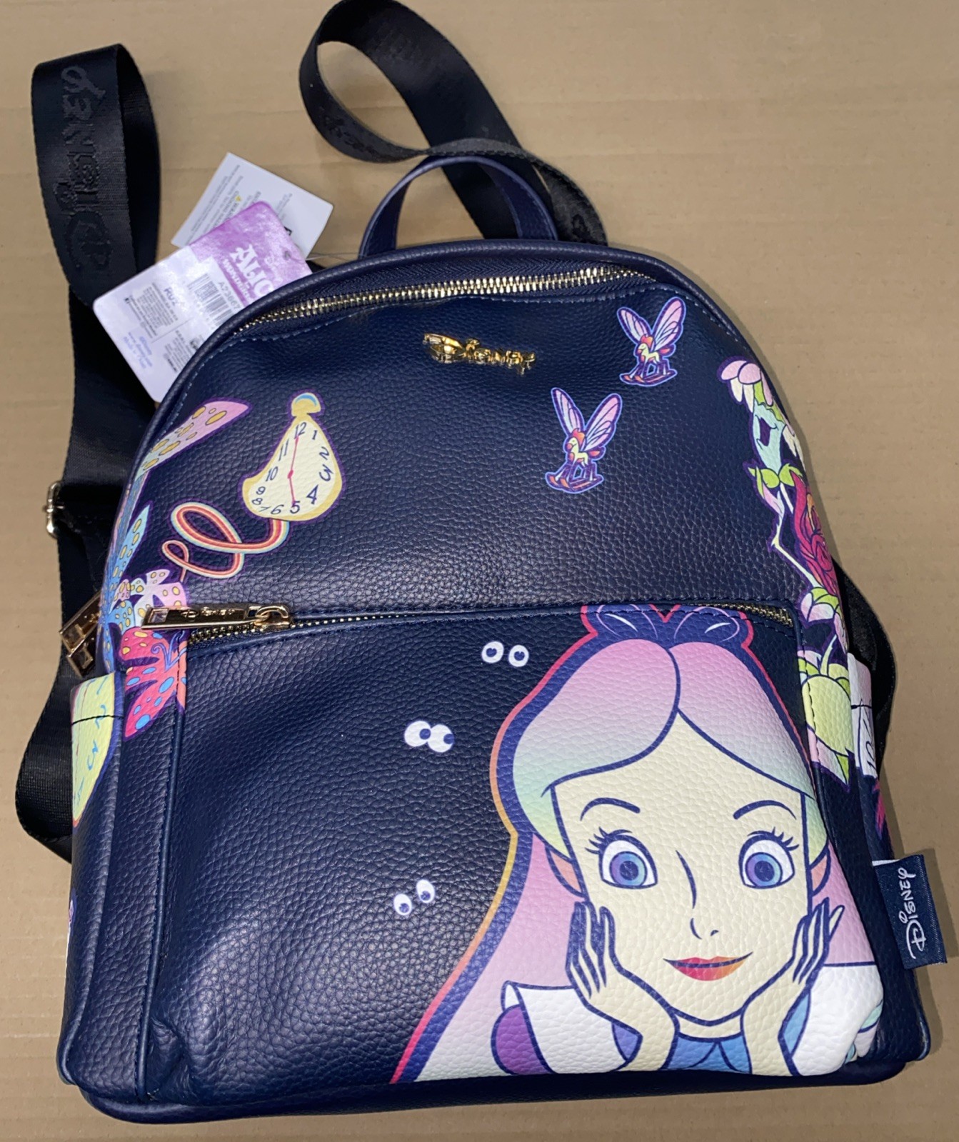 WondaPop x Disney Alice in Wonderland 12" Vegan Leather Mini Backpack READ